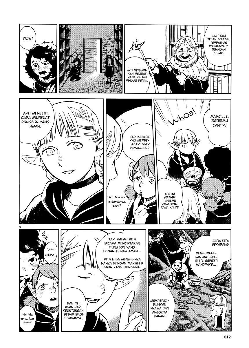 Halaman 7 dari Dungeon Meshi Chapter 17