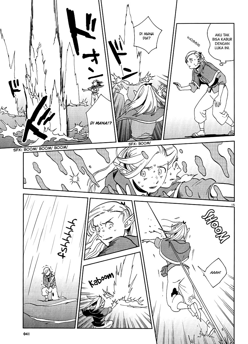 Halaman 16 dari Dungeon Meshi Chapter 18