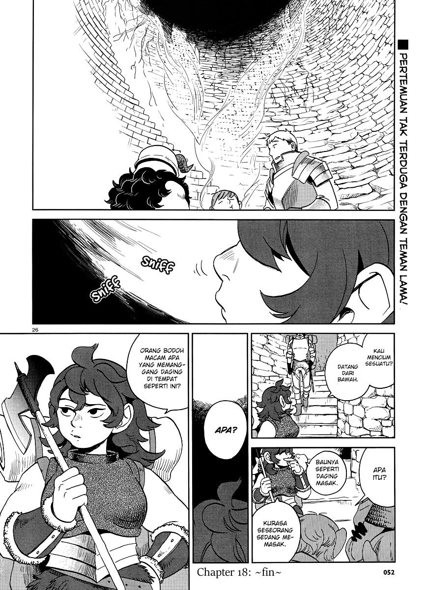 Halaman 27 dari Dungeon Meshi Chapter 18