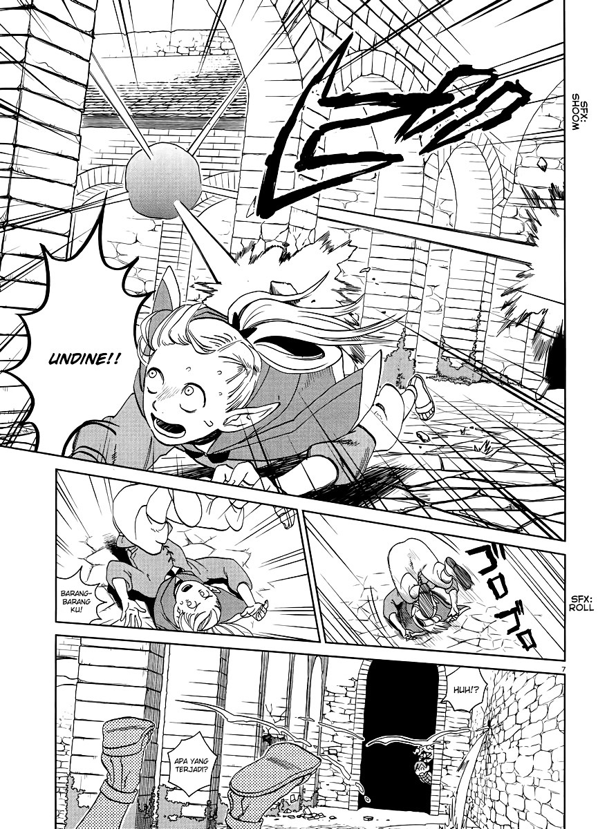 Halaman 8 dari Dungeon Meshi Chapter 18