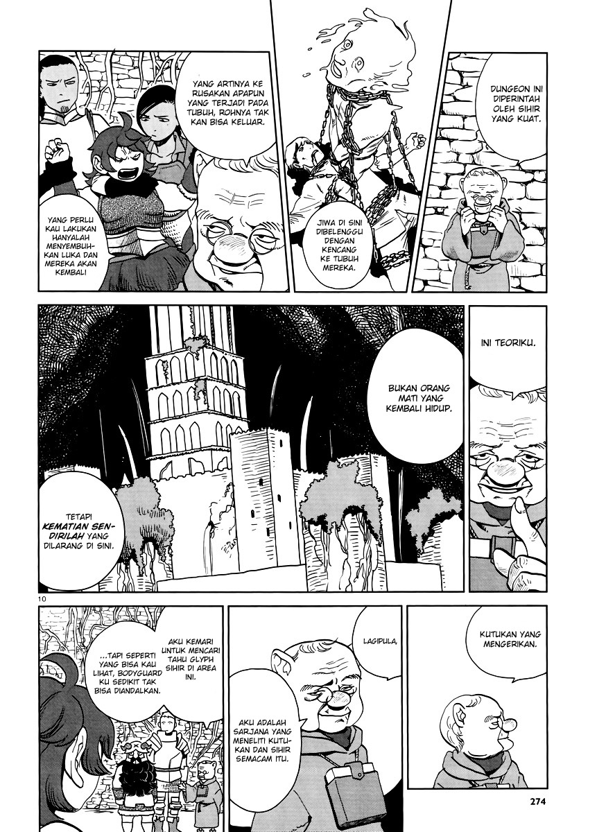 Halaman 11 dari Dungeon Meshi Chapter 19