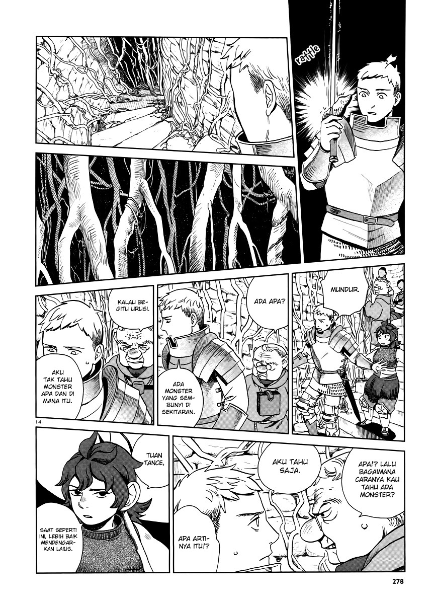 Halaman 15 dari Dungeon Meshi Chapter 19