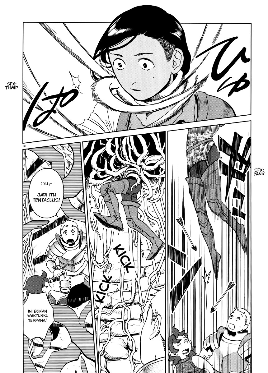 Halaman 17 dari Dungeon Meshi Chapter 19