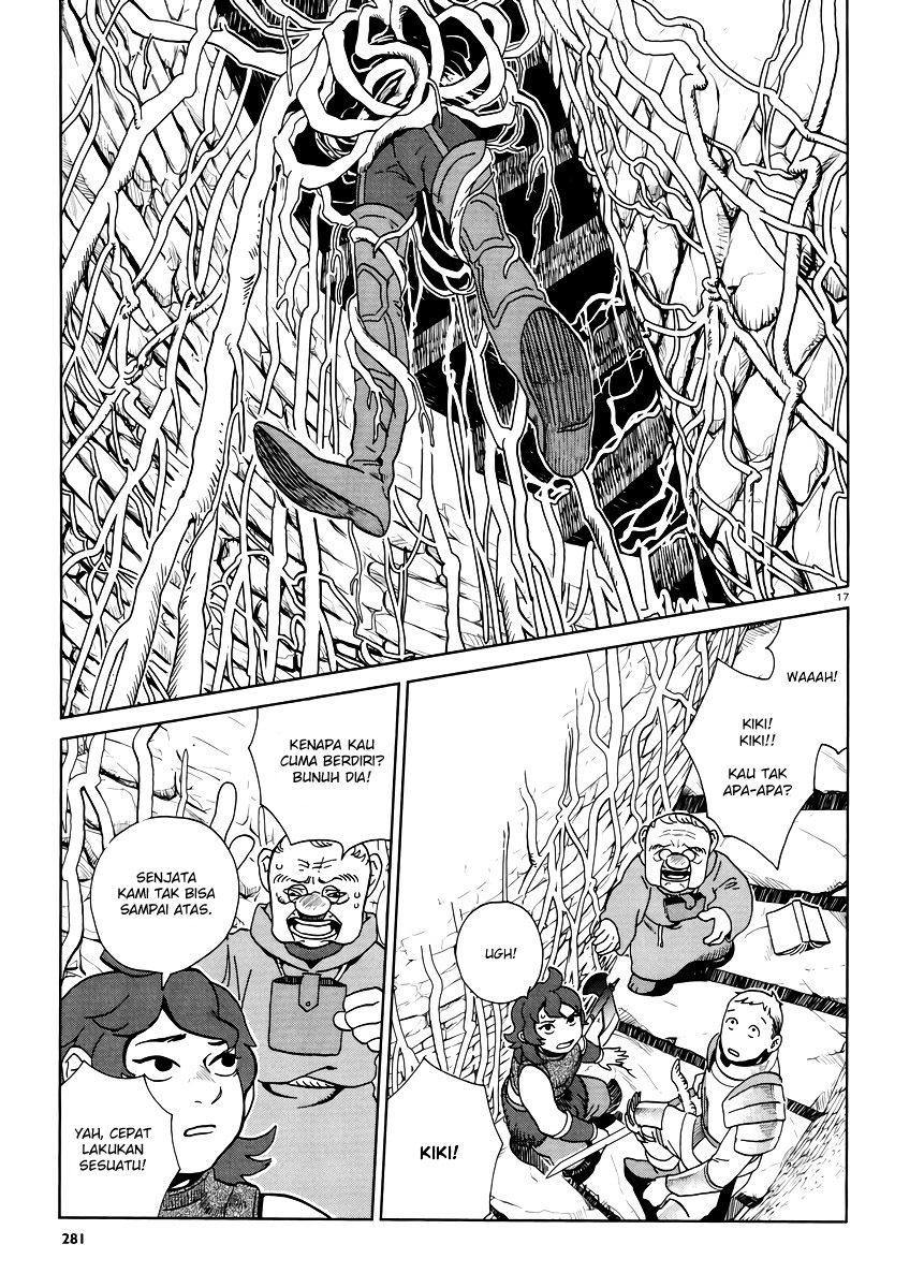 Halaman 18 dari Dungeon Meshi Chapter 19