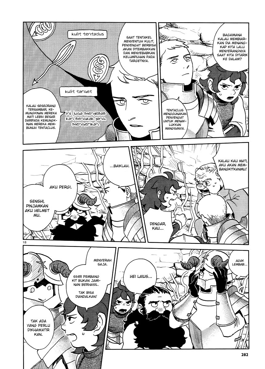 Halaman 19 dari Dungeon Meshi Chapter 19