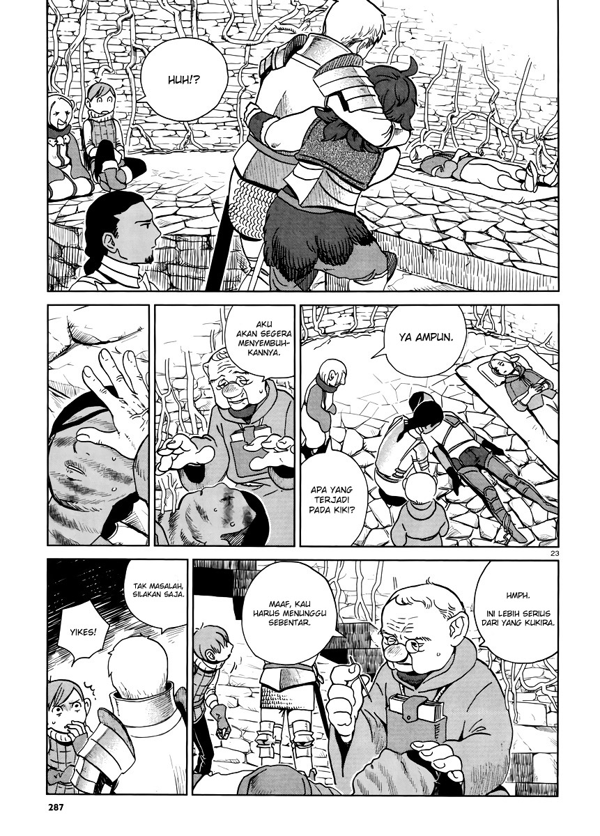 Halaman 24 dari Dungeon Meshi Chapter 19