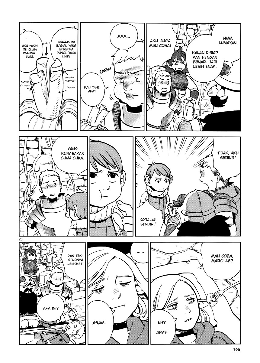 Halaman 27 dari Dungeon Meshi Chapter 19