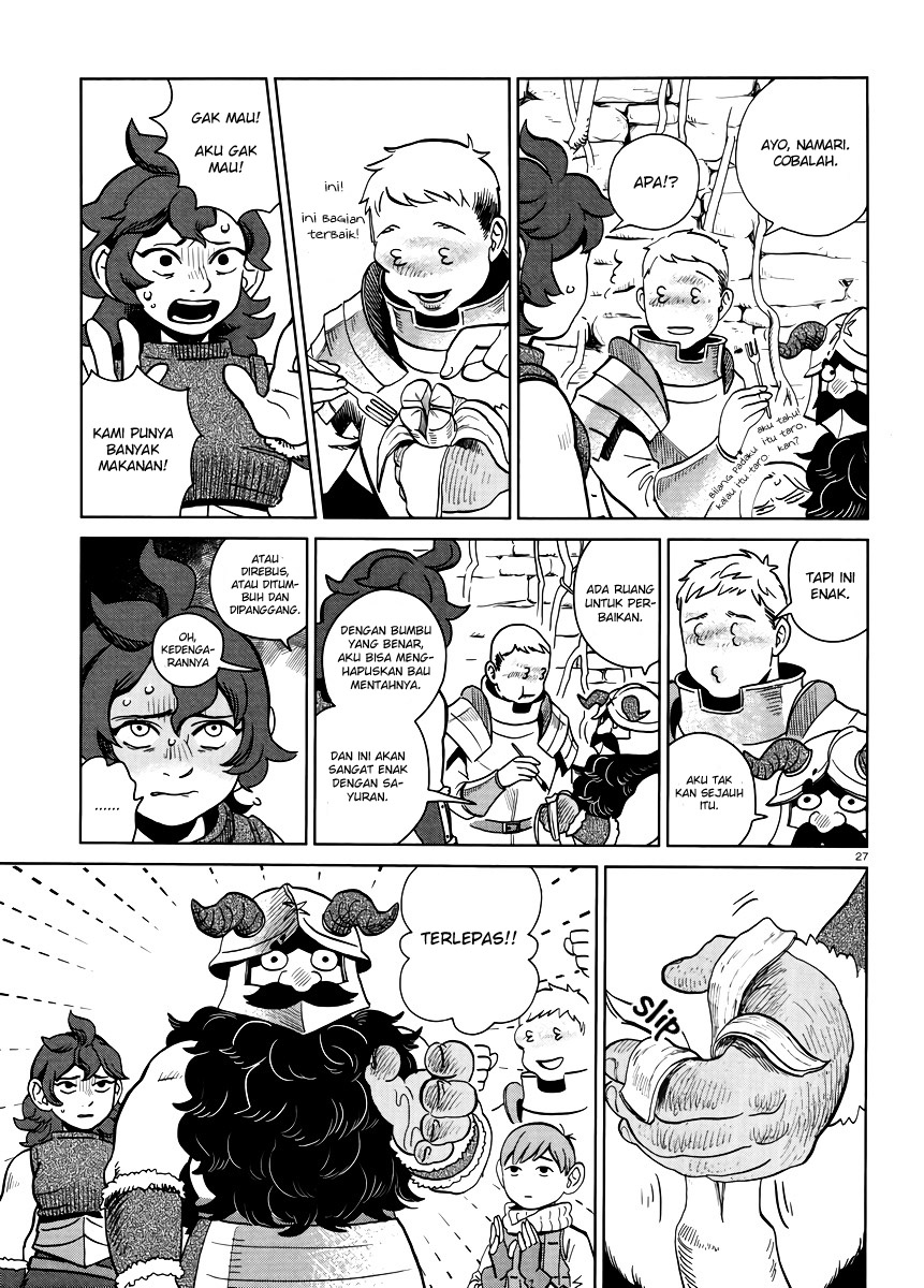 Halaman 28 dari Dungeon Meshi Chapter 19
