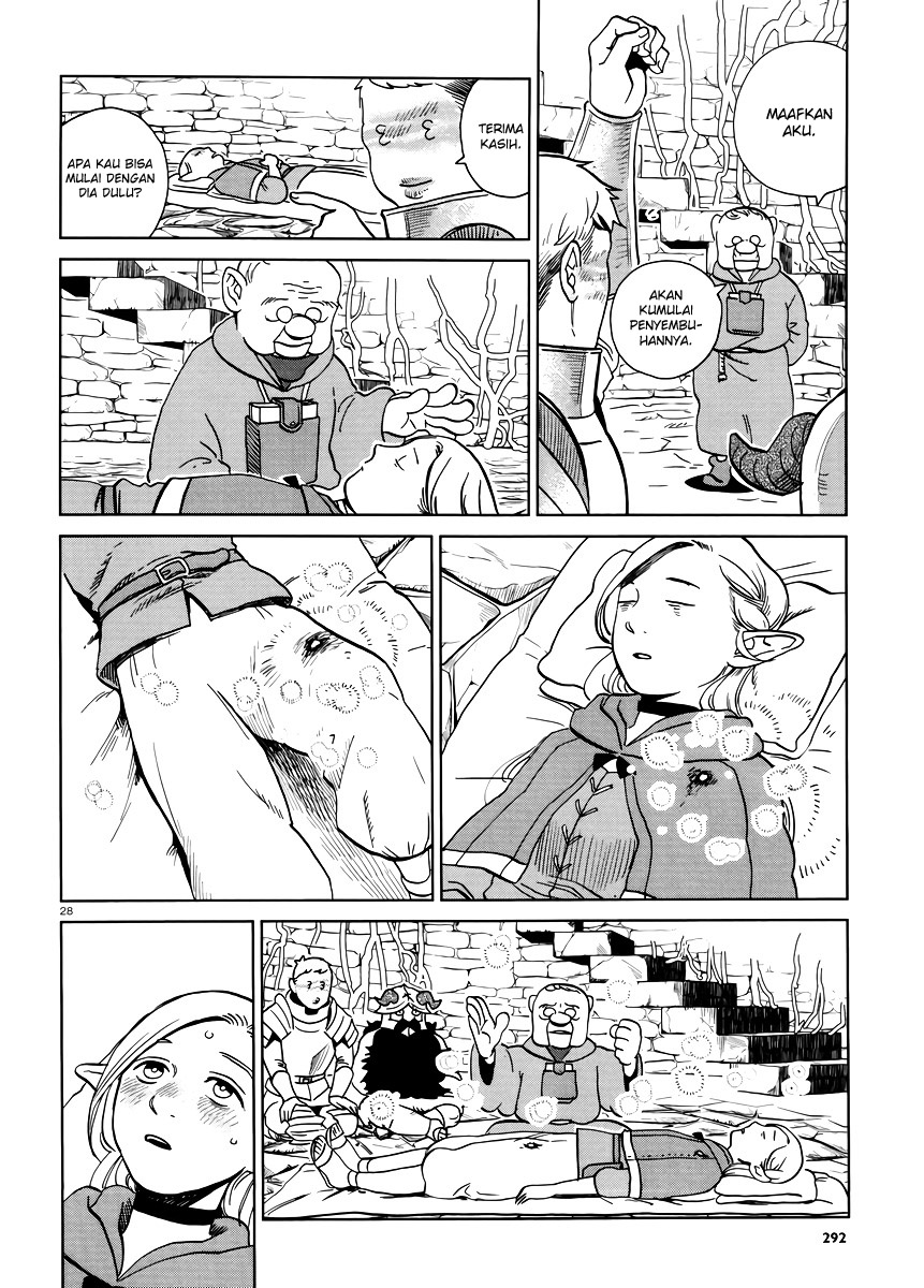 Halaman 29 dari Dungeon Meshi Chapter 19