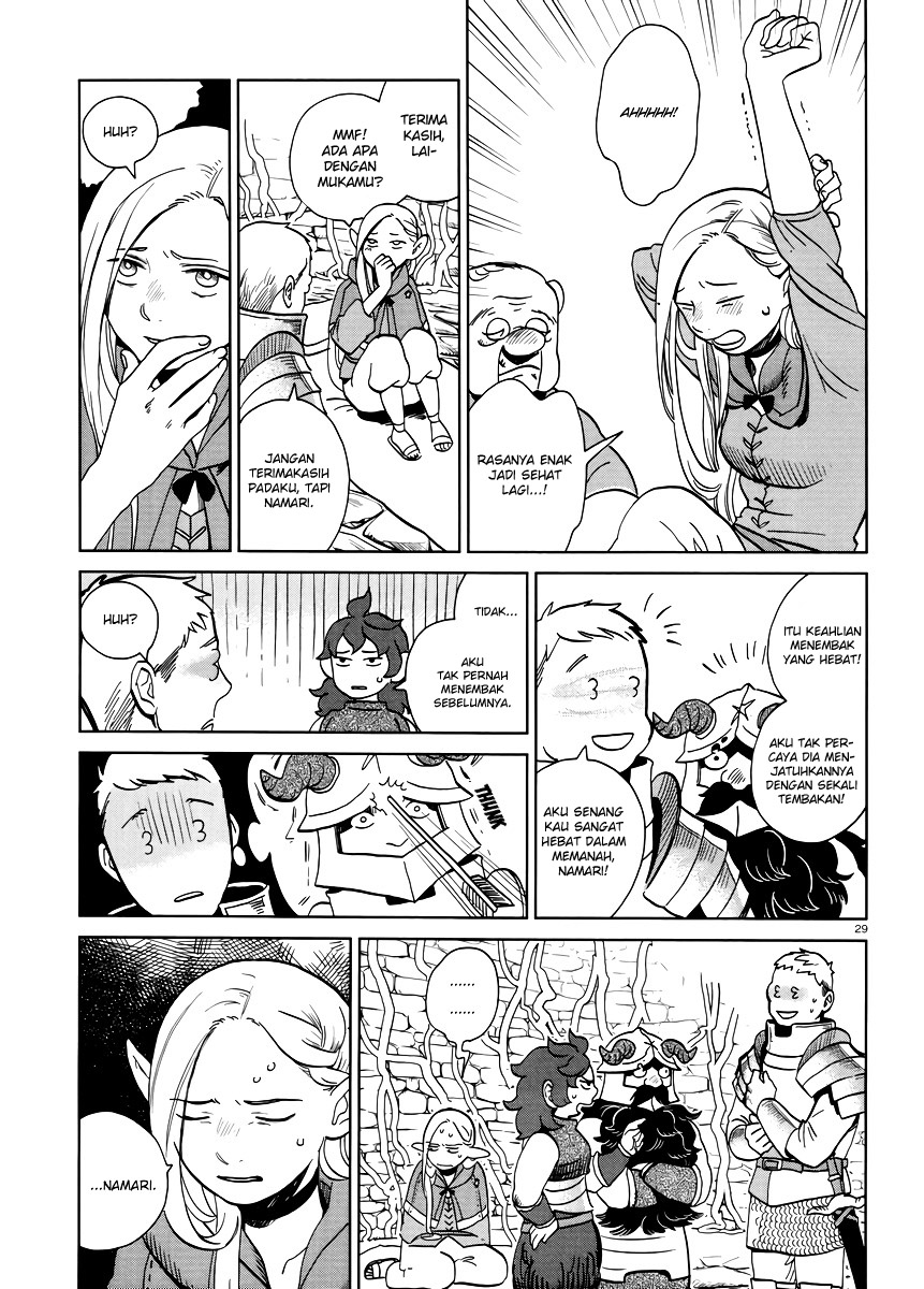 Halaman 30 dari Dungeon Meshi Chapter 19