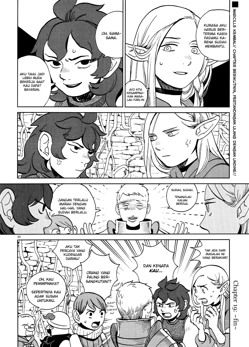 Halaman 31 dari Dungeon Meshi Chapter 19