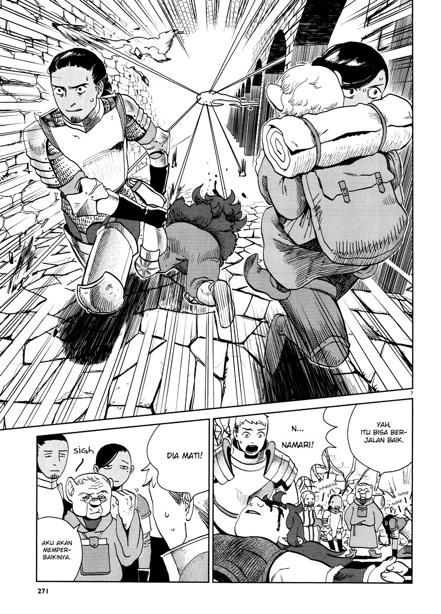 Halaman 8 dari Dungeon Meshi Chapter 19