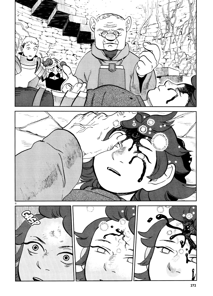 Halaman 9 dari Dungeon Meshi Chapter 19