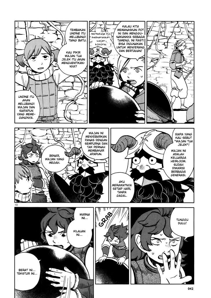 Halaman 12 dari Dungeon Meshi Chapter 20