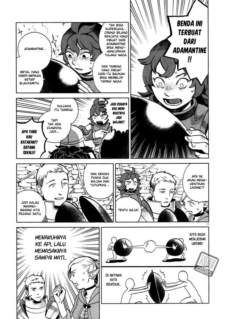 Halaman 13 dari Dungeon Meshi Chapter 20