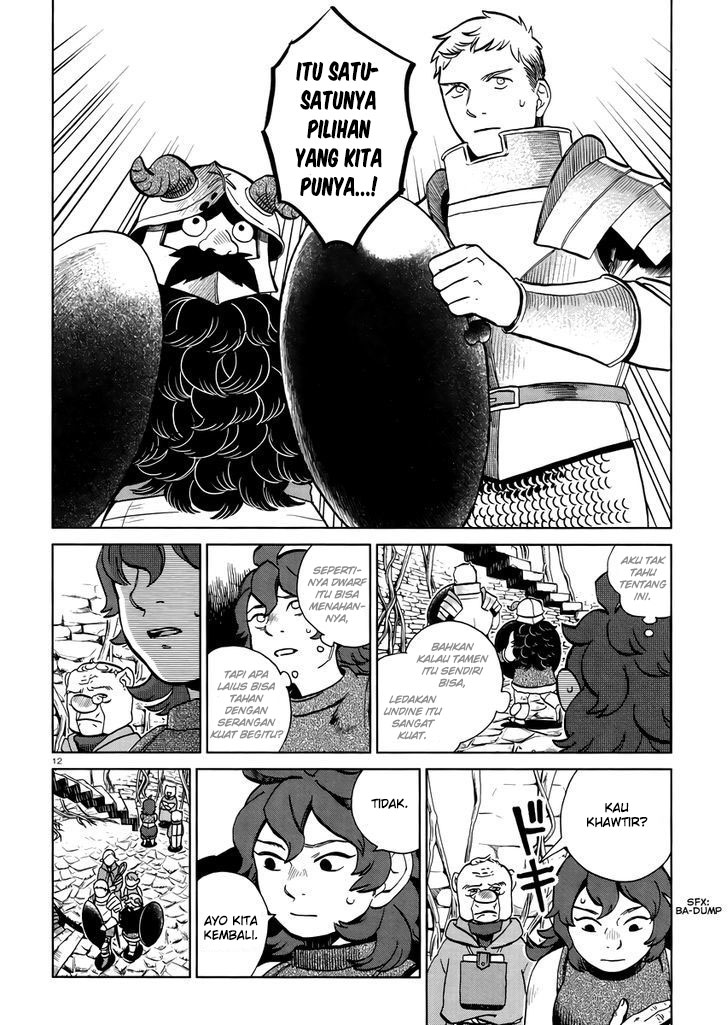 Halaman 14 dari Dungeon Meshi Chapter 20