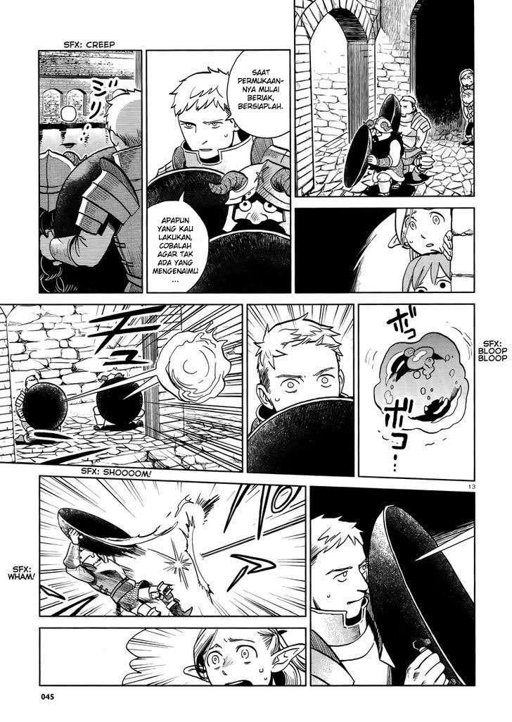 Halaman 15 dari Dungeon Meshi Chapter 20
