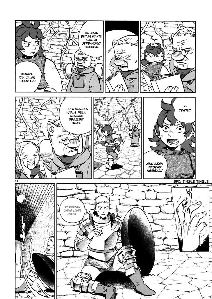 Halaman 16 dari Dungeon Meshi Chapter 20