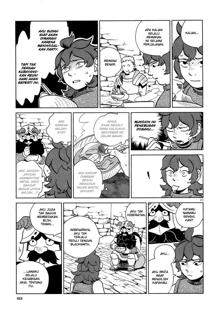Halaman 25 dari Dungeon Meshi Chapter 20