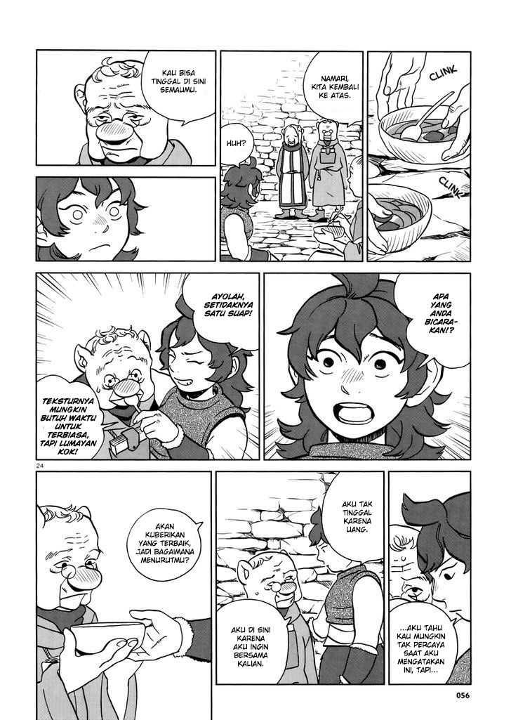 Halaman 26 dari Dungeon Meshi Chapter 20