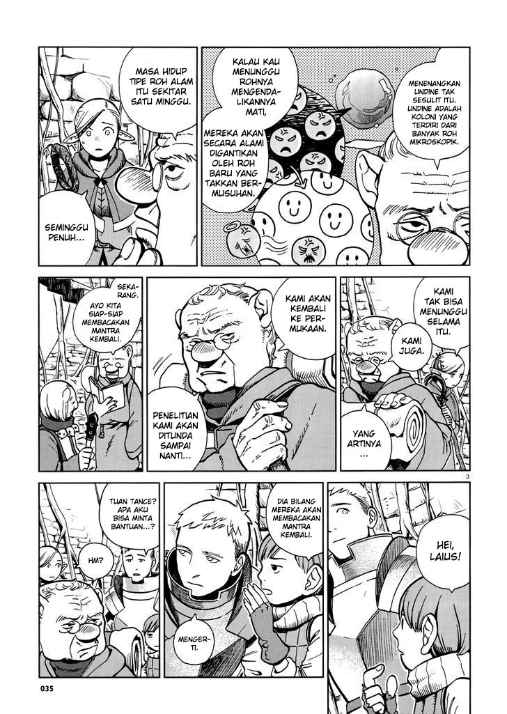 Halaman 5 dari Dungeon Meshi Chapter 20