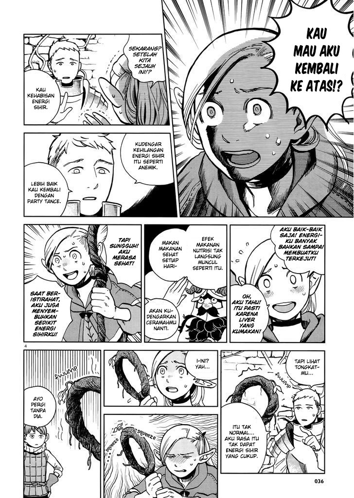 Halaman 6 dari Dungeon Meshi Chapter 20