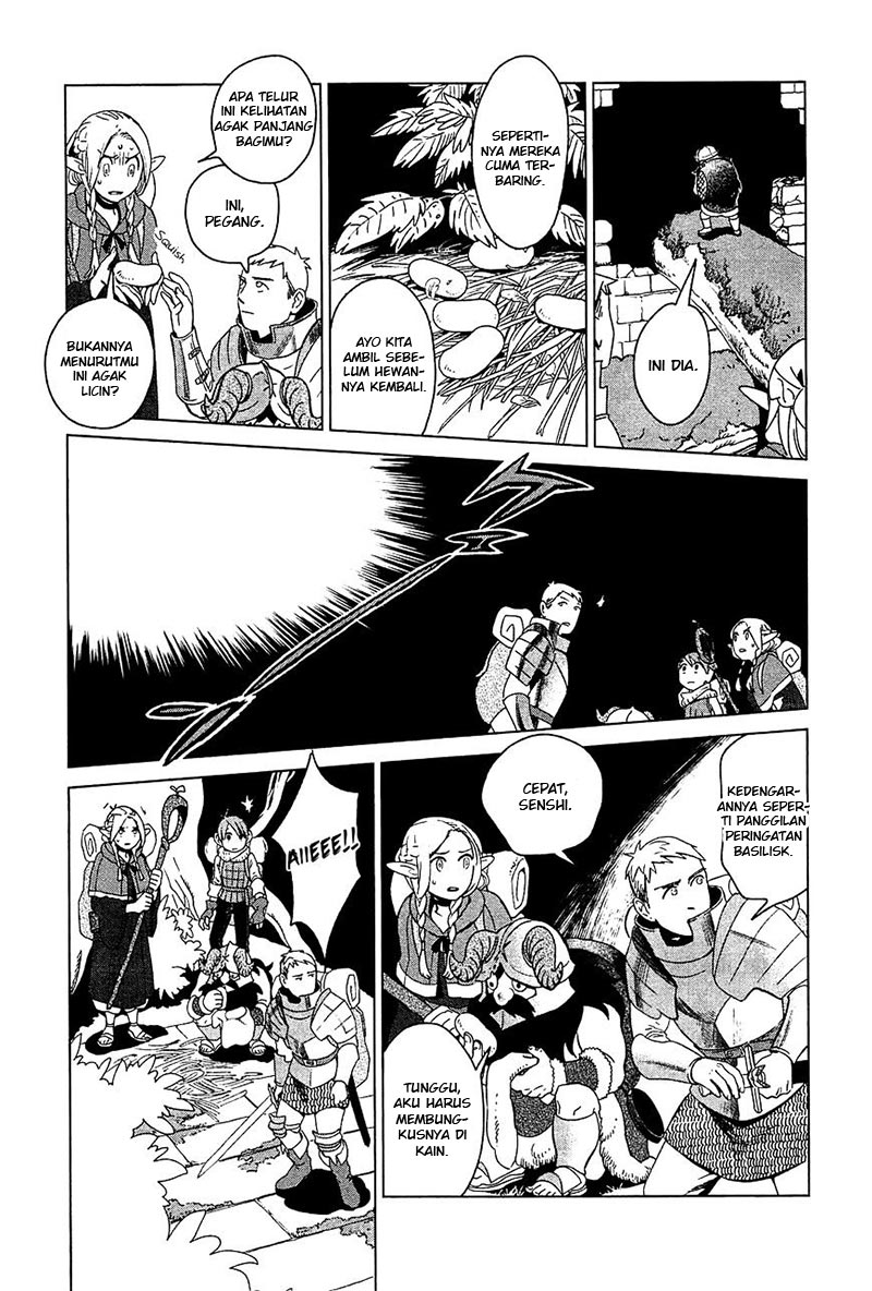 Halaman 10 dari Dungeon Meshi Chapter 3