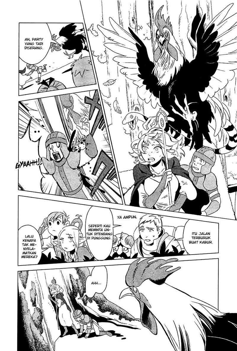 Halaman 11 dari Dungeon Meshi Chapter 3