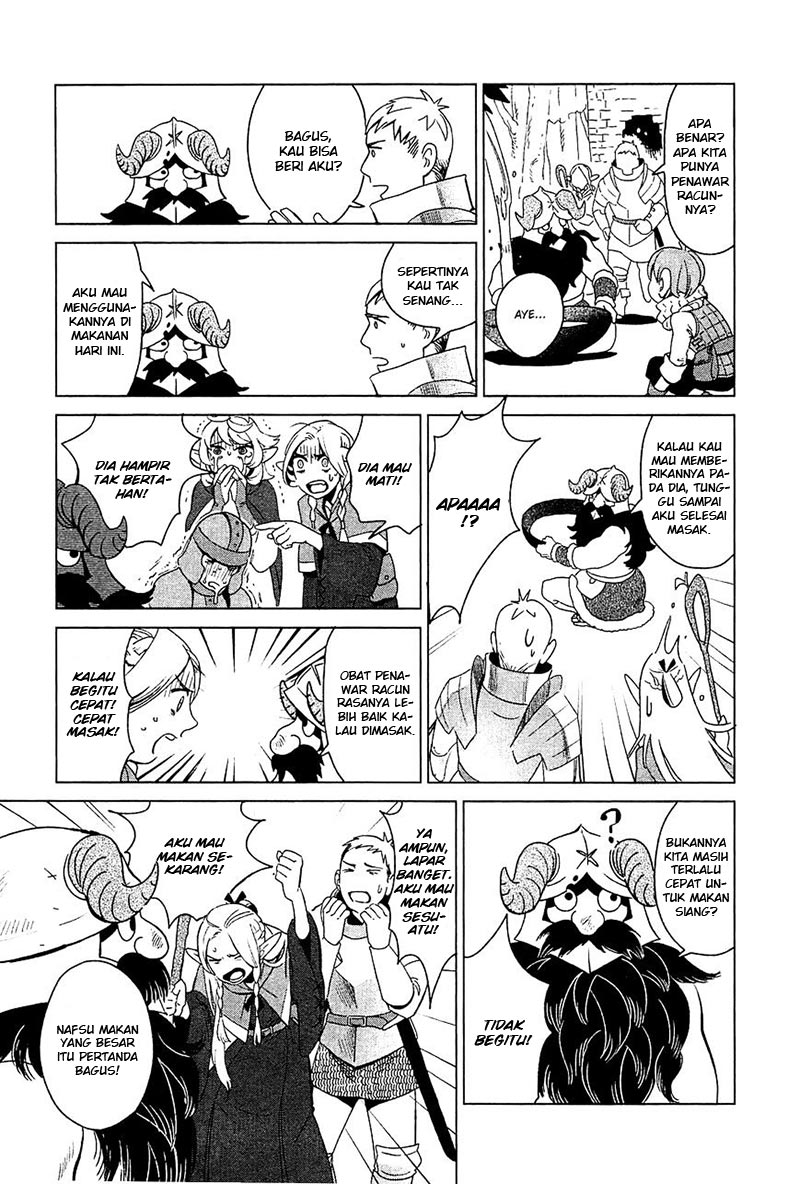 Halaman 16 dari Dungeon Meshi Chapter 3
