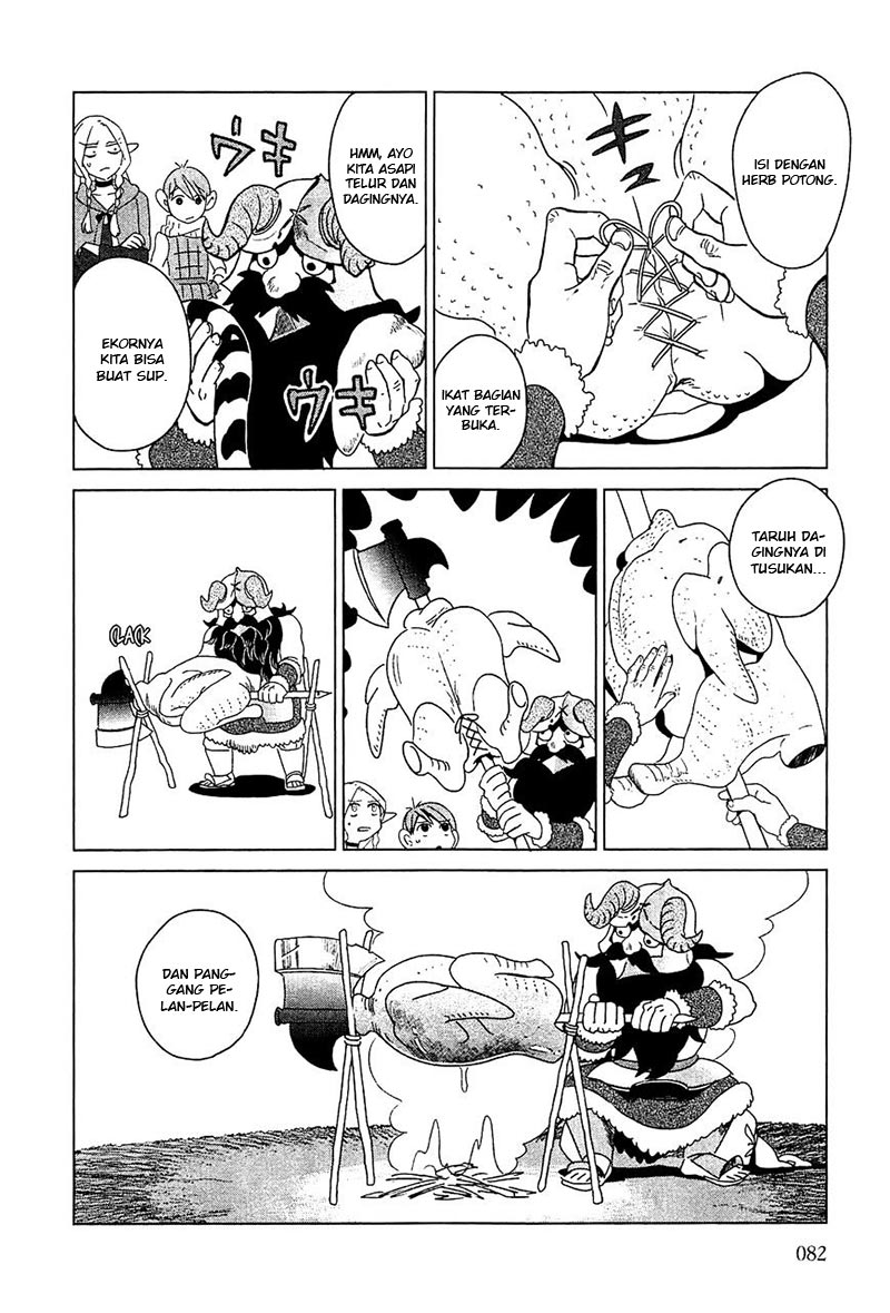 Halaman 19 dari Dungeon Meshi Chapter 3