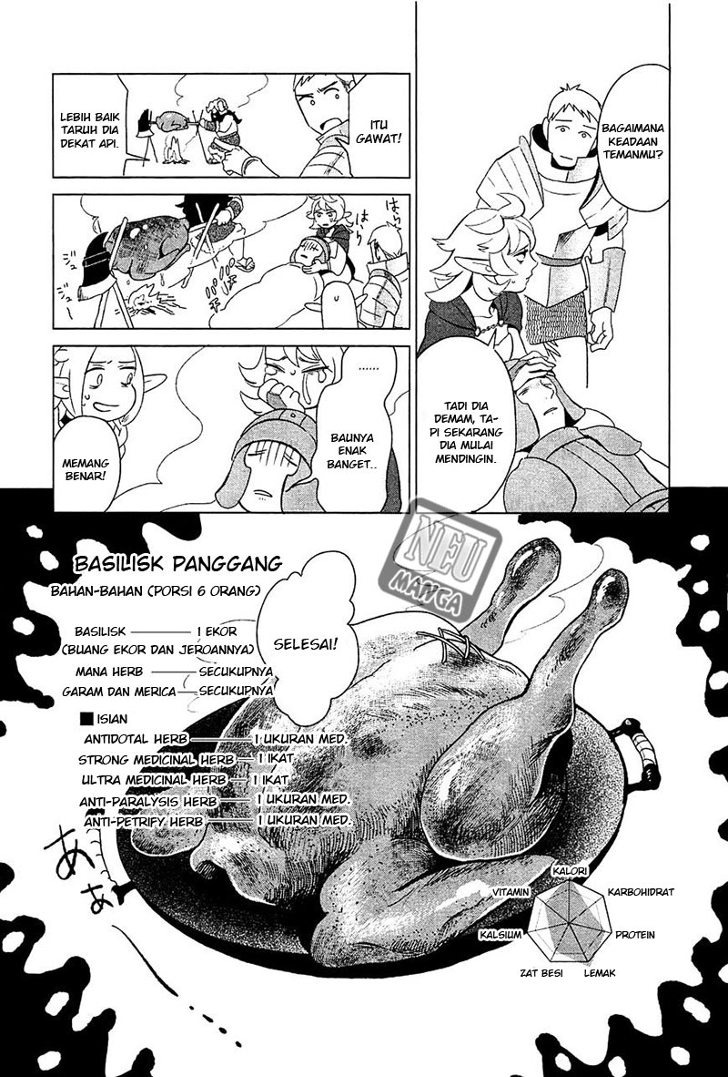 Halaman 20 dari Dungeon Meshi Chapter 3