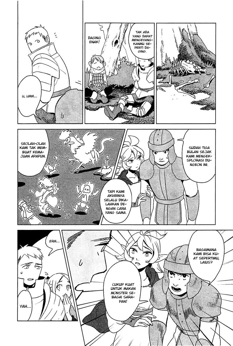 Halaman 23 dari Dungeon Meshi Chapter 3