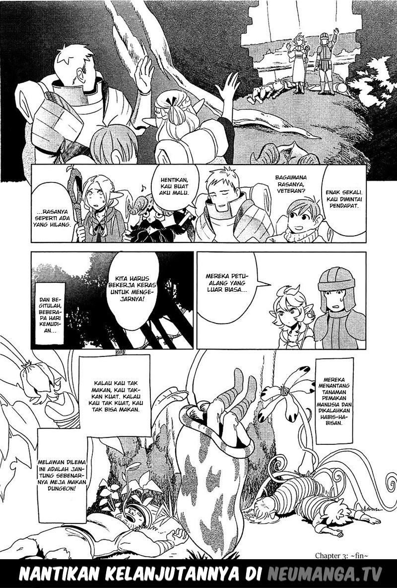 Halaman 25 dari Dungeon Meshi Chapter 3