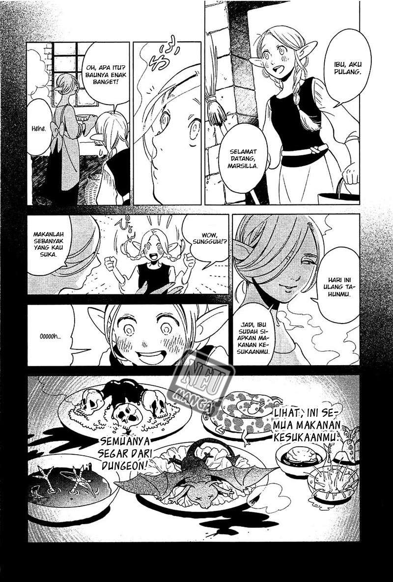 Halaman 3 dari Dungeon Meshi Chapter 3