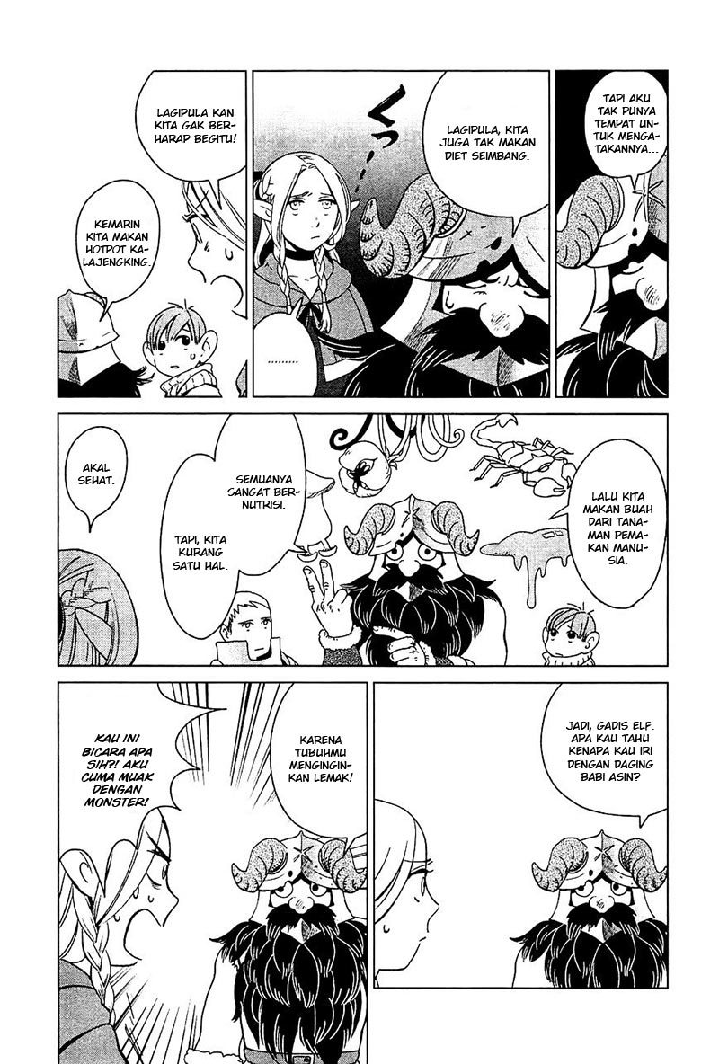 Halaman 6 dari Dungeon Meshi Chapter 3