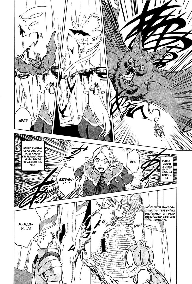 Halaman 17 dari Dungeon Meshi Chapter 4