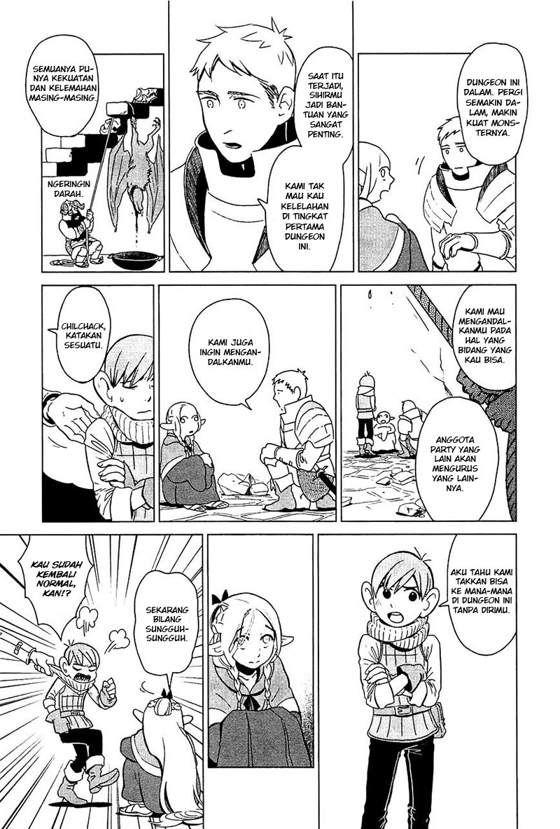 Halaman 20 dari Dungeon Meshi Chapter 4