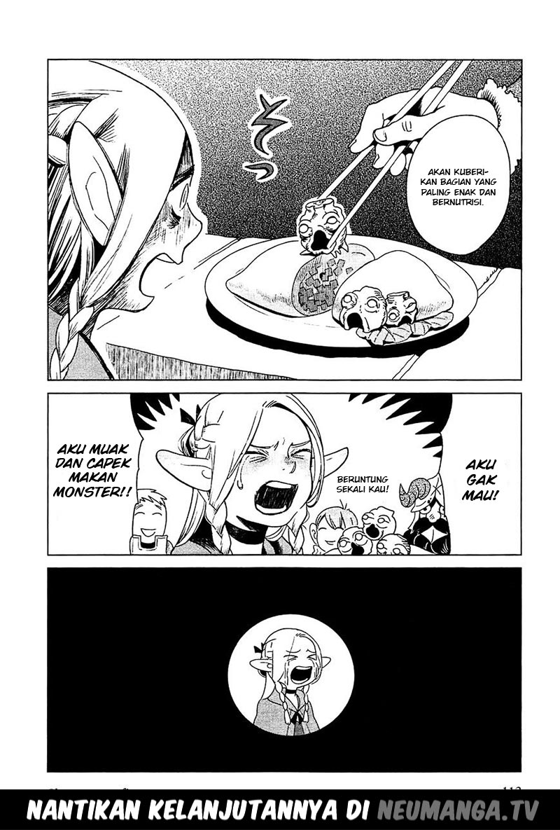 Halaman 25 dari Dungeon Meshi Chapter 4