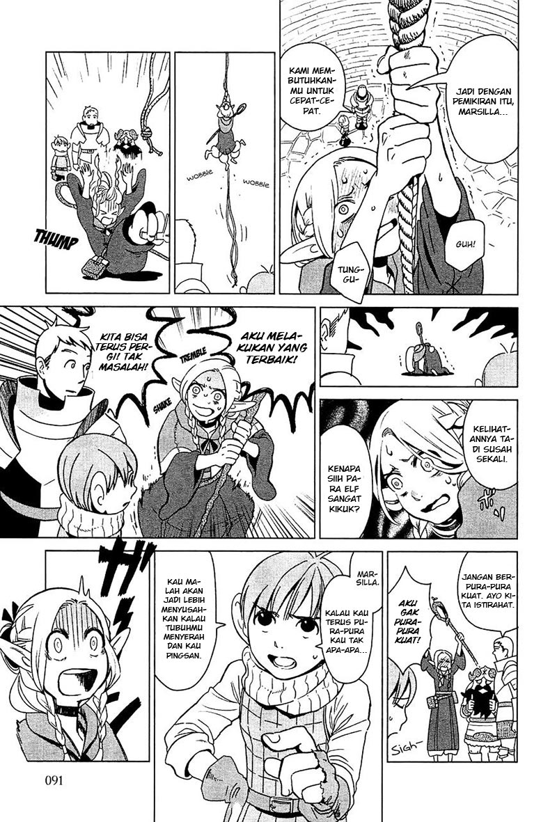 Halaman 4 dari Dungeon Meshi Chapter 4