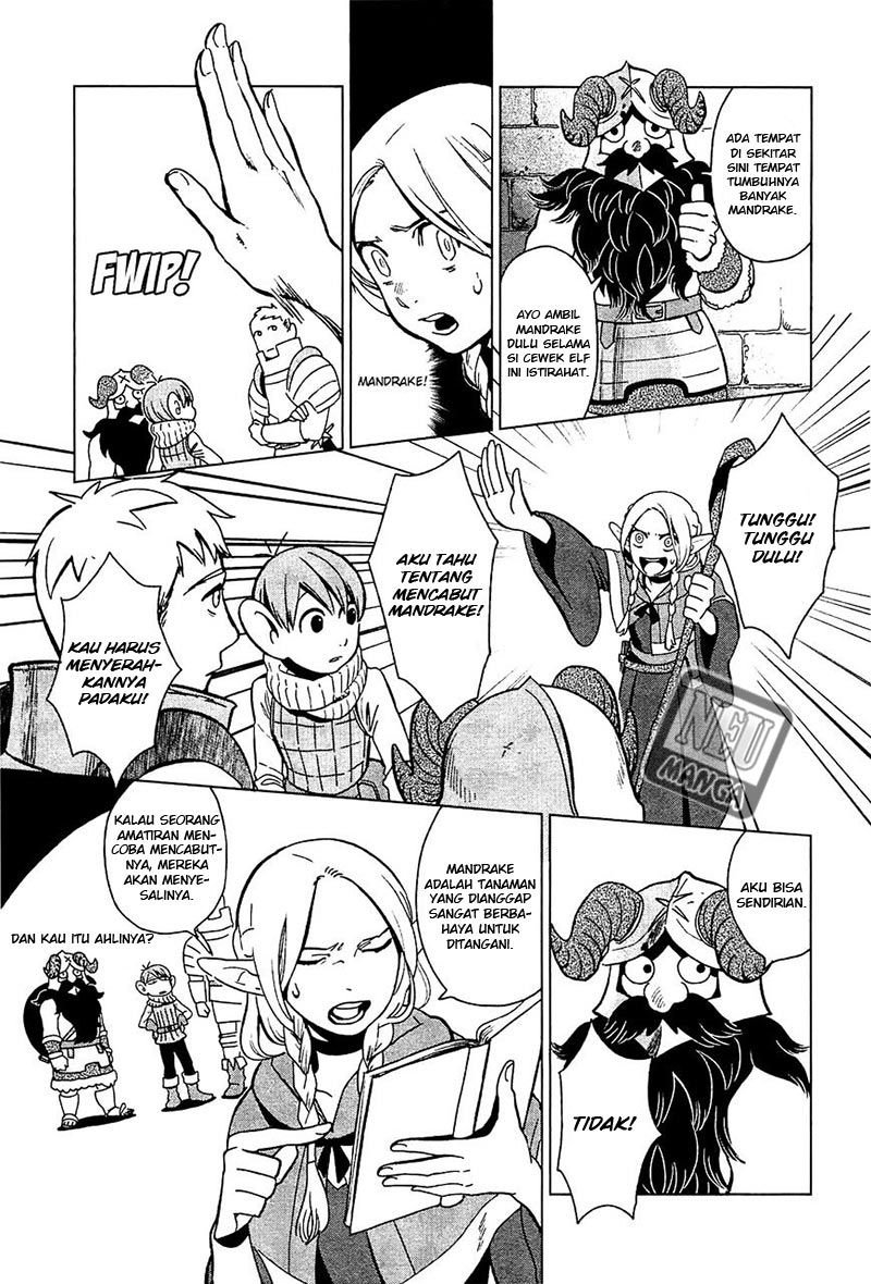 Halaman 6 dari Dungeon Meshi Chapter 4