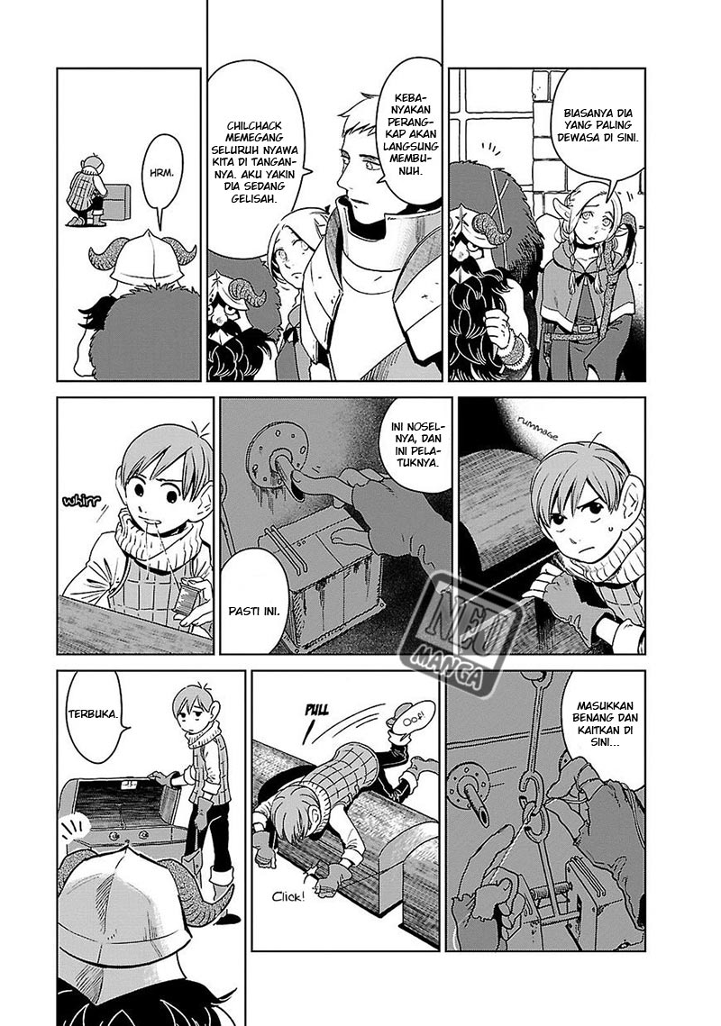 Halaman 12 dari Dungeon Meshi Chapter 5