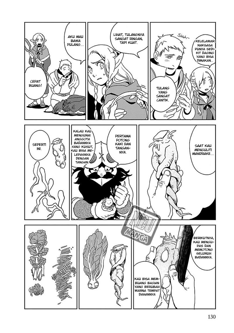 Halaman 19 dari Dungeon Meshi Chapter 5