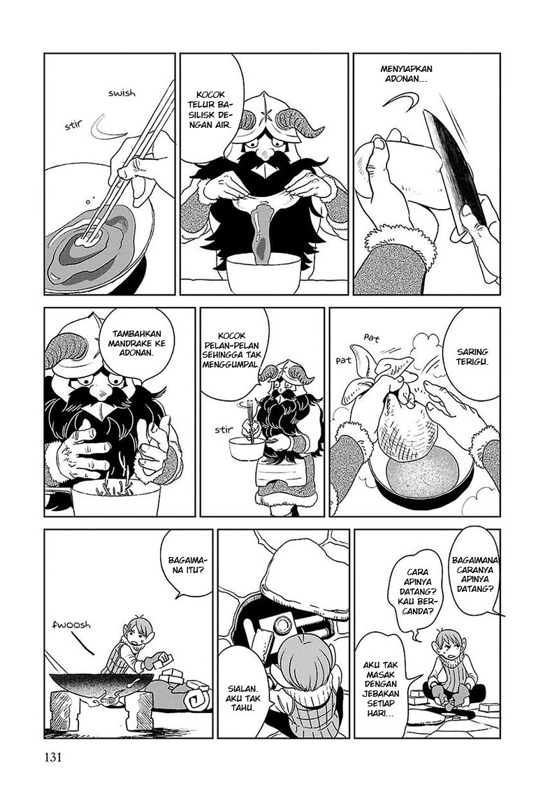 Halaman 20 dari Dungeon Meshi Chapter 5