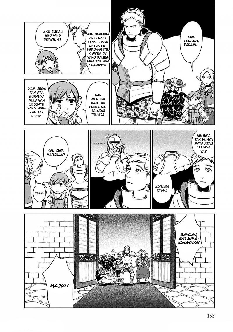 Halaman 17 dari Dungeon Meshi Chapter 6