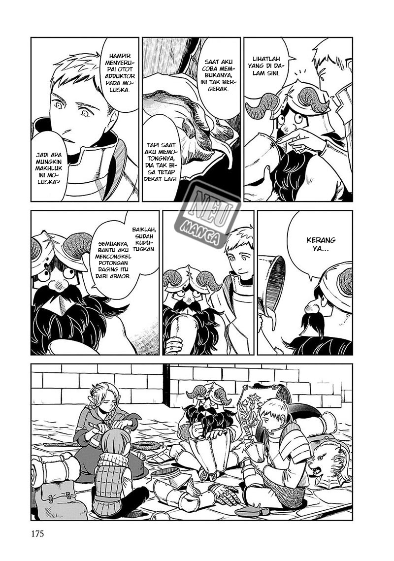 Halaman 16 dari Dungeon Meshi Chapter 7