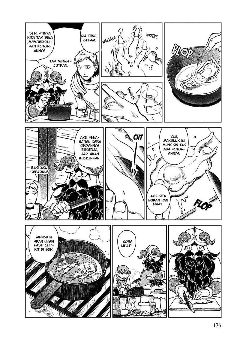 Halaman 17 dari Dungeon Meshi Chapter 7