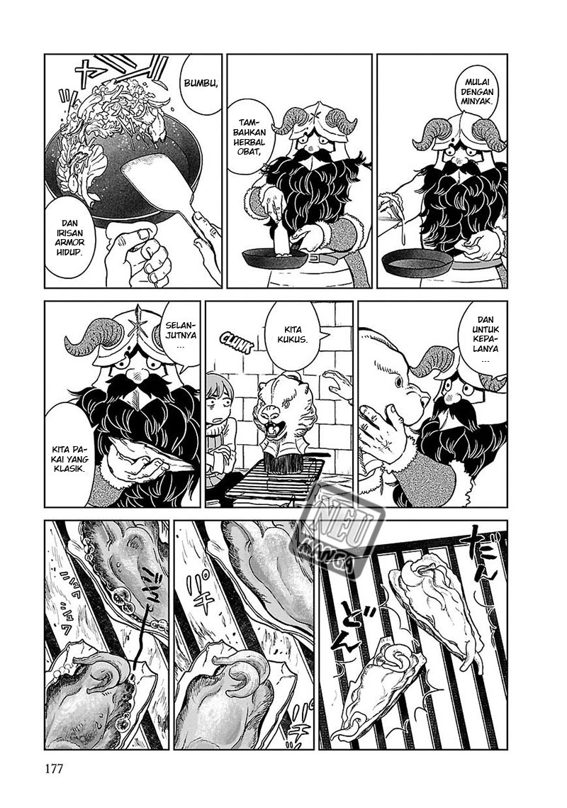Halaman 18 dari Dungeon Meshi Chapter 7