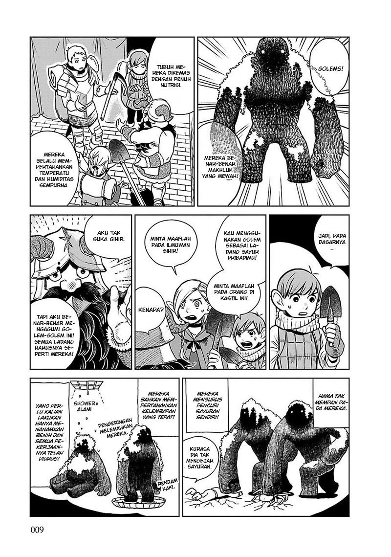 Halaman 11 dari Dungeon Meshi Chapter 8