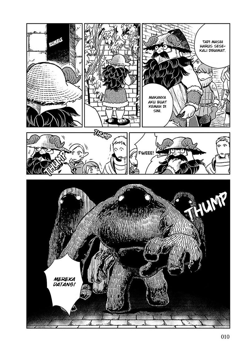 Halaman 12 dari Dungeon Meshi Chapter 8