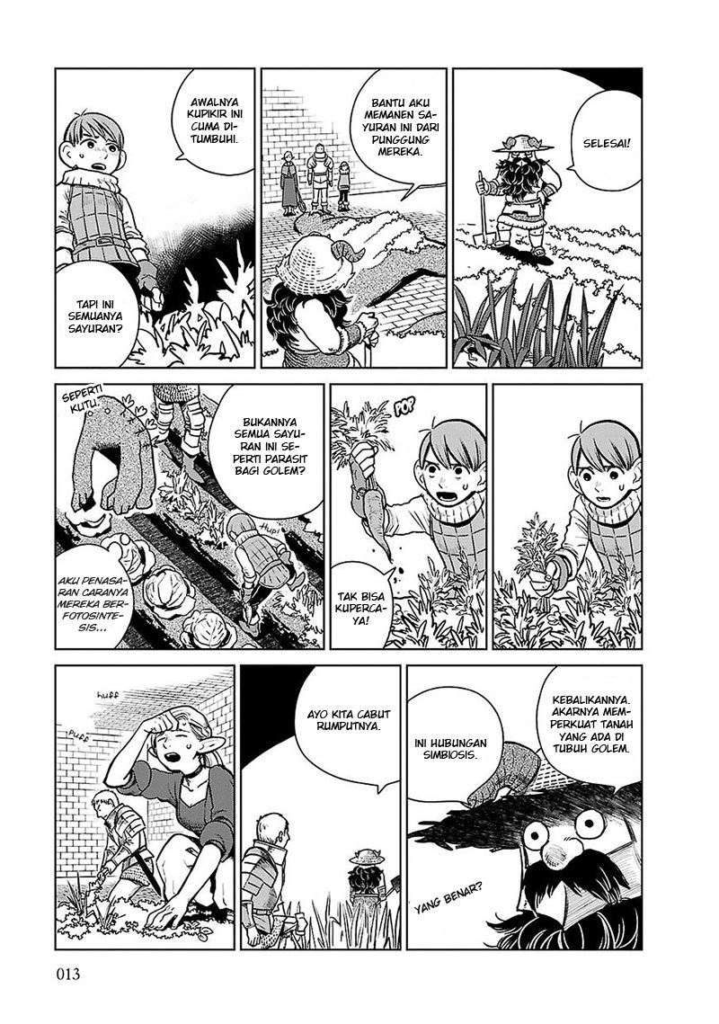 Halaman 15 dari Dungeon Meshi Chapter 8